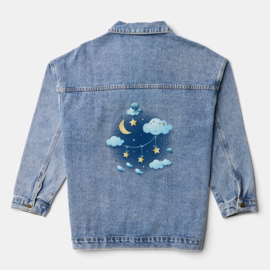 Night of Dreams Denim Jacket (Achterkant)