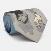 Night of Saruwaka-machi  Ukiyo-e Japans Stropdas (Opgerold)