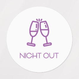 Night Out Planner / Organizer Sticker / Labels