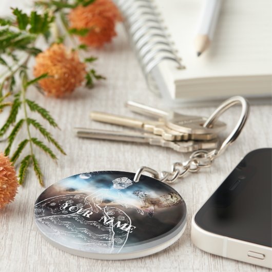 Night Owl and Lady Sleutelhanger (Voorkant Rechts)