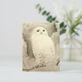 Night Owl Briefkaart (Staand voorkant)