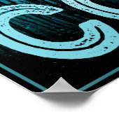 Night Owl Powered by Coffee Poster (Hoek)