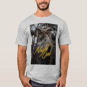 Night Owl - Retro Style T-shirt (Voorkant)
