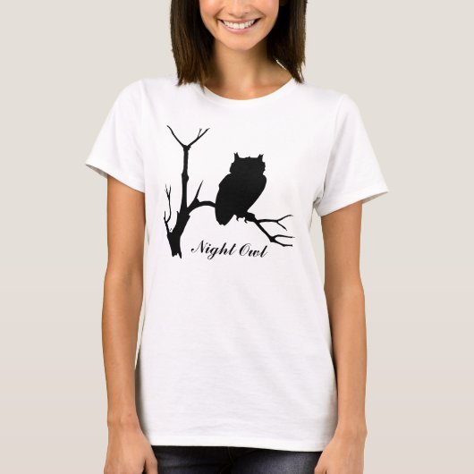 Night Owl : T-shirt de l'Owl Silhouette (Devant)