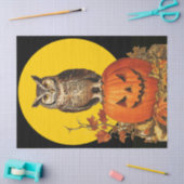 NIGHT OWL VOLLE MAAN HALLOWEEN FEEST TISSUEPAPIER (Craft)