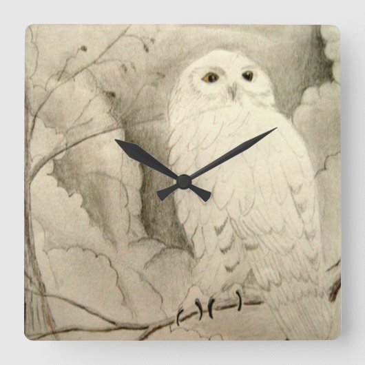 Night Owl Wall klok (Voorkant)