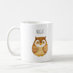 Night Owl-Waterverf Koffiemok