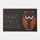 Night Owls House Deurmat (Voorkant)