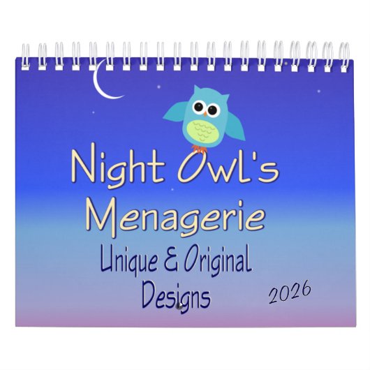 Night Owl's Menagerie Graphics Calendar Kalender (Hoes)