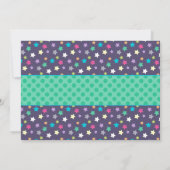 Night Ows Sleepover Anniversaire Fête Invitation (Dos)