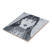 Night Portrait Tegeltje (Zijkant)