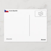 Night Prague Castle Briefkaart (Achterkant)