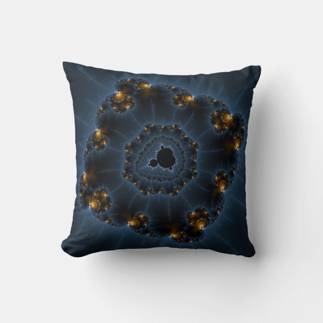 Night Prowler Fractal Art Kussen (Voorkant)