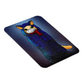 Night Rain Face Mask Cat Magnet Magneet (Rechterzijde)