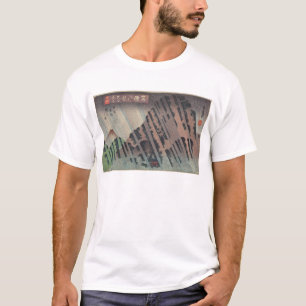 Night Rain on Oyama, c.1830 T-shirt