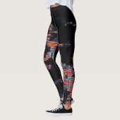Night Rave Love Leggings Abstraits (Gauche)