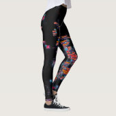 Night Rave Love Leggings Abstraits (Droite)