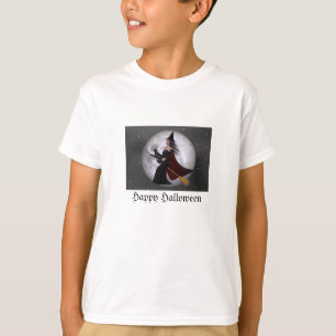 Night Ride: Hekken en haar kat in de nacht T-shirt