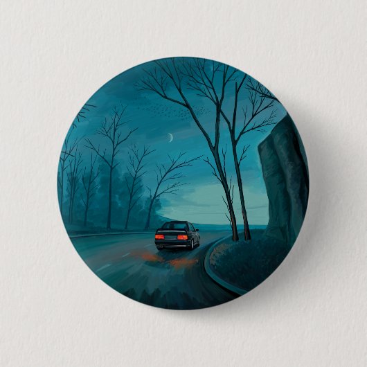 Night Ride Ronde Button 5,7 Cm (Voorkant)