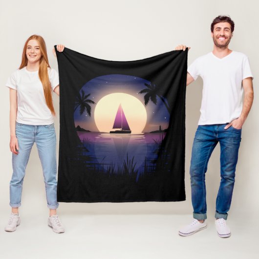 Night Sail Fleece Deken (In situ)