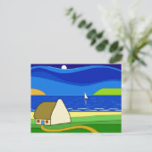 Night Sailing Briefkaart (Staand voorkant)