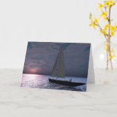 Night Sailing Kaart (Gele Bloem)