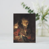 Night Scene Briefkaart (Staand voorkant)