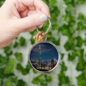 Night Scene of Taipei 101, Taiwan Sleutelhanger (Hand)