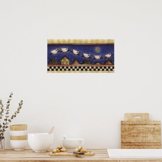 Night Sheep - Poster (Cuisine)