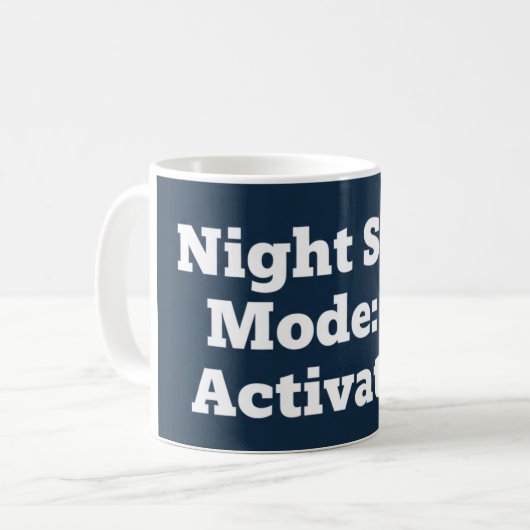 Night Shift Mode: Activated Koffiemok (Voorkant links)