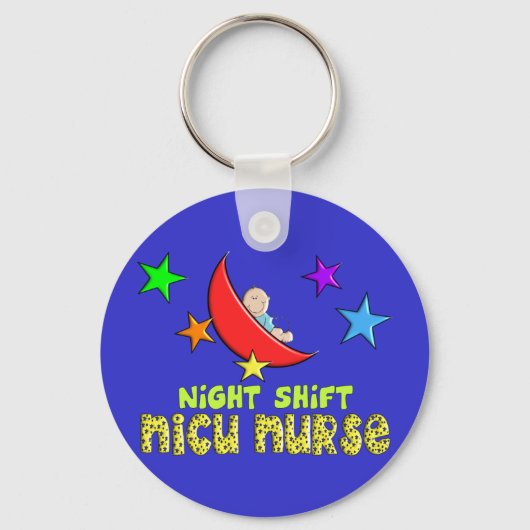 Night Shift NICU NURSE Cadeautjes Sleutelhanger (Voorkant)
