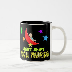 Night Shift NICU NURSE Cadeautjes Tweekleurige Koffiemok