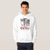 Night Shift Nurse Hoodie (Voorkant volledig)