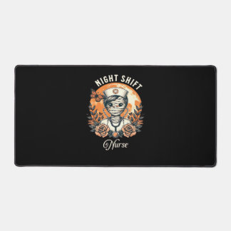 Night Shift Nurse Mummy Halloween Healthcare Flora Bureaumat