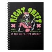 Night Shift Nurse - Nationale Nurse Week Gift Idee Notitieboek (Voorkant)