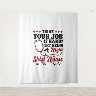 Night Shift Nurse Wandkleed