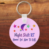 Night shift RT—Funny Respiratory Therapy Gifts Sleutelhanger (Voorkant)