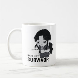 Night Shift Survivor Relatable Chibi Nurse Illustr Koffiemok