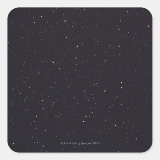 Night Sky 2 Vierkante Sticker (Voorkant)