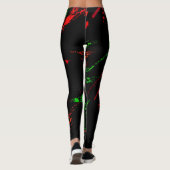 Night Sky Aurora Leggings (Achterkant)