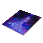 Night Sky Blue Sapphire Ceramic Tegel Tegeltje (Zijkant)