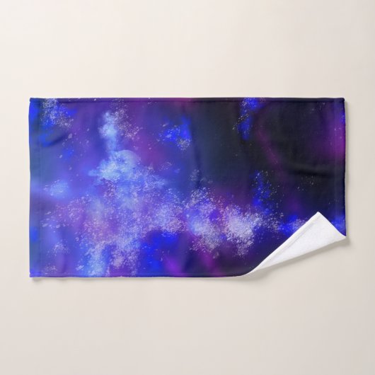 Night Sky Blue Sapphire Towel Bad Handdoek (Handdoek)