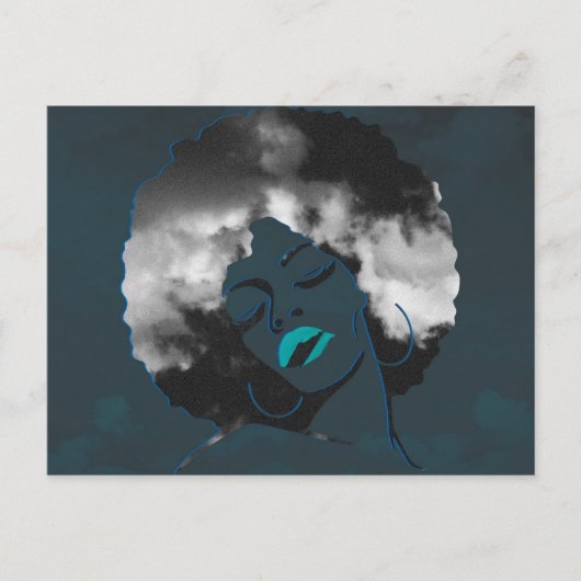 "Night Sky" Briefkaart (Voorkant)