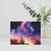 Night Sky Briefkaart (Staand voorkant)