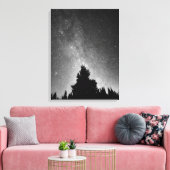 Night Sky Canvas Afdruk (Insitu (Woonkamer))