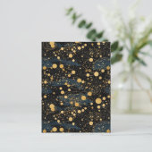 Night Sky Chiyogami Briefkaart (Staand voorkant)