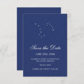 Night Sky Constellations Save the Date (Voorkant / Achterkant)