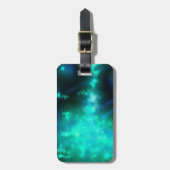 Night Sky Emerald Bagagelabel (Voorkant verticaal)