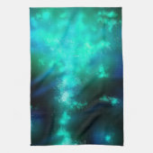 Night Sky Emerald Green Theedoek (Verticaal)