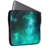 Night Sky Emerald Laptop Bag Laptop Sleeve (Voorkant Rechts)